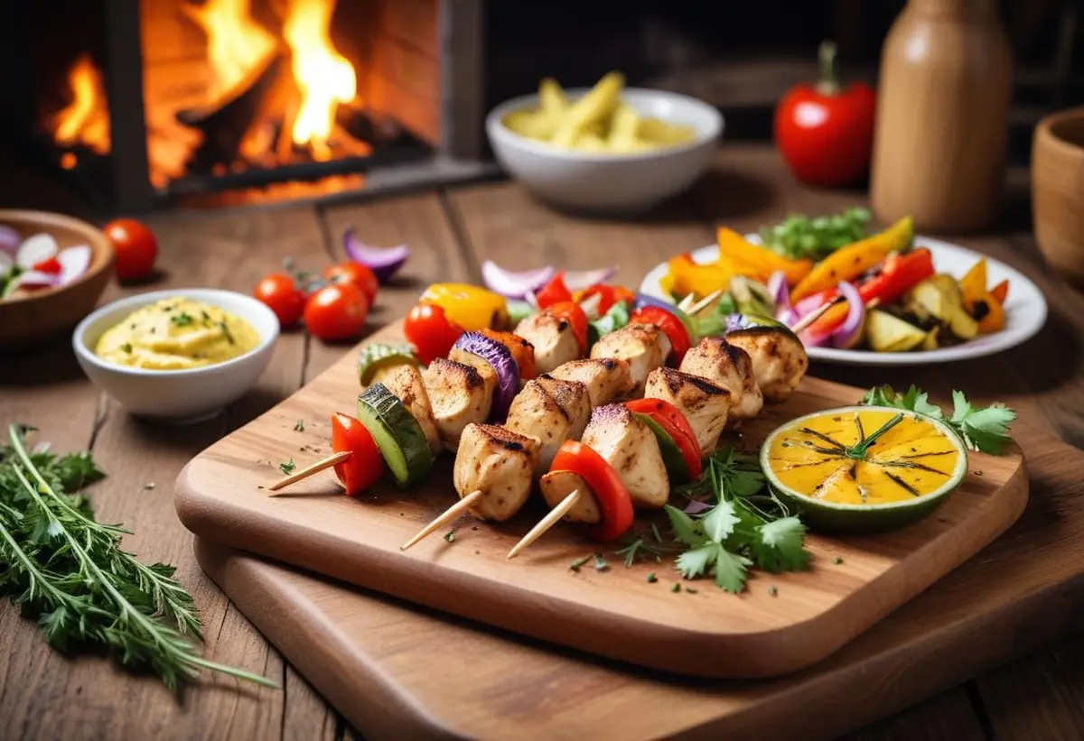 Eldorado kycklingkebab illustration